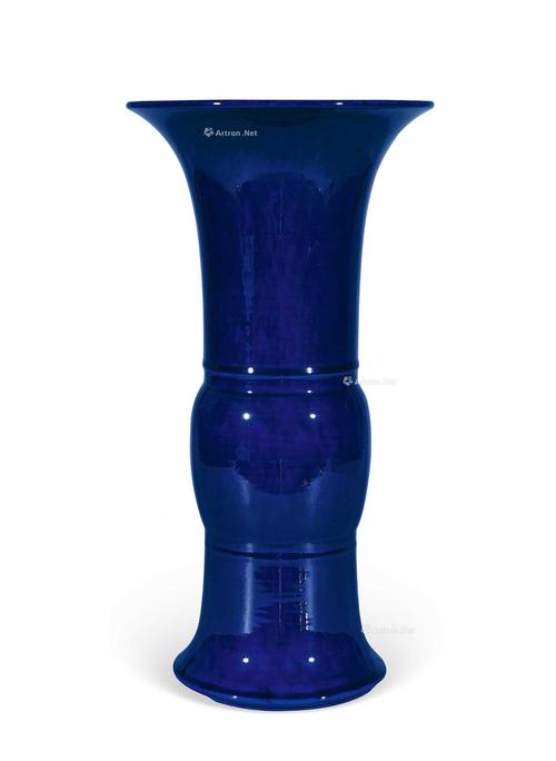 清代茄皮紫釉瓷器图片