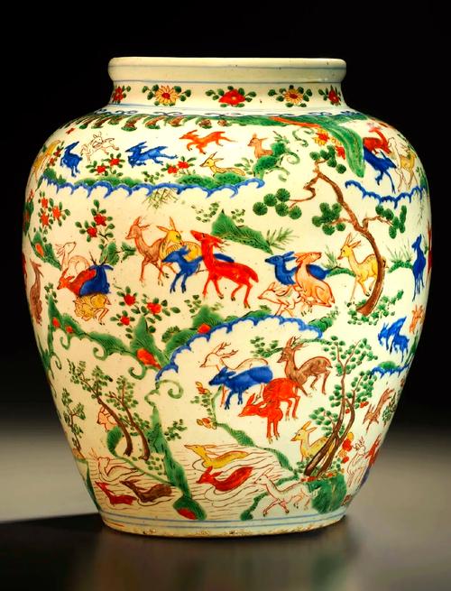 馆藏明代五彩瓷器图片