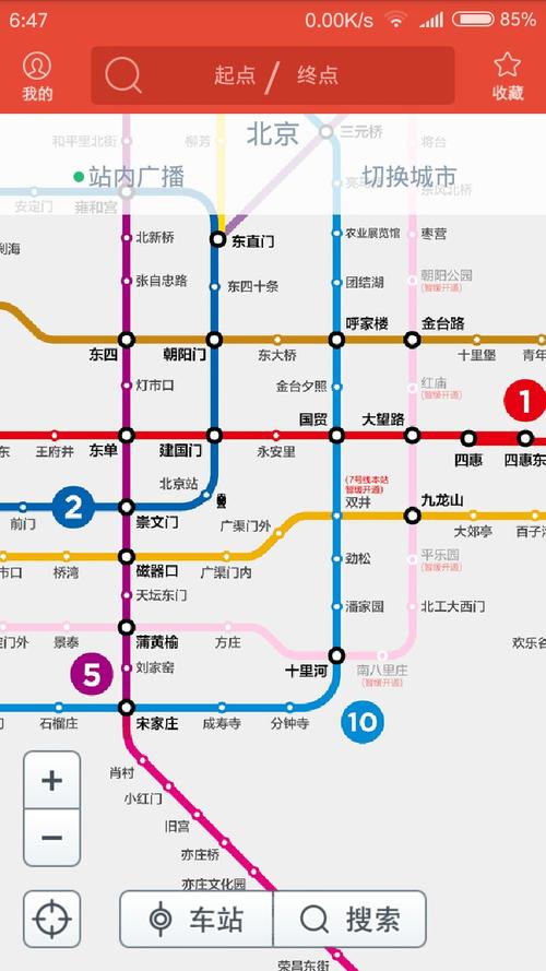 北京地铁14号线线路图