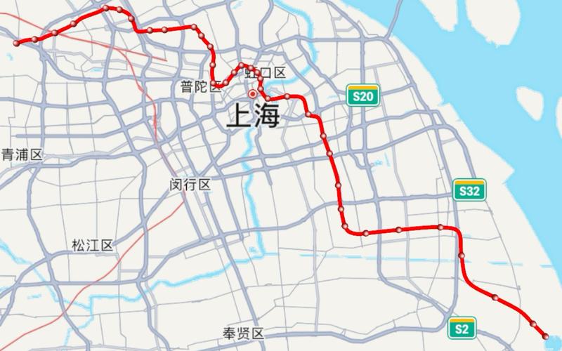 上海地铁16号线线路图
