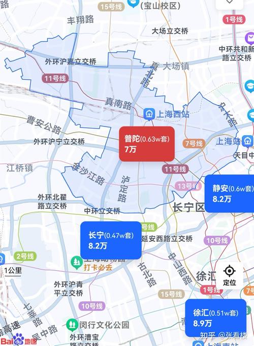 上海市普陀区地图全图
