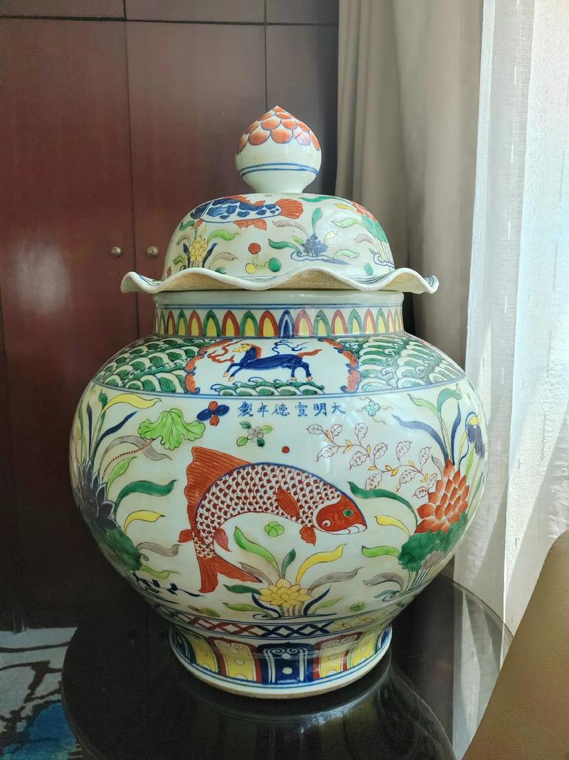 馆藏宣德青花五彩瓷器