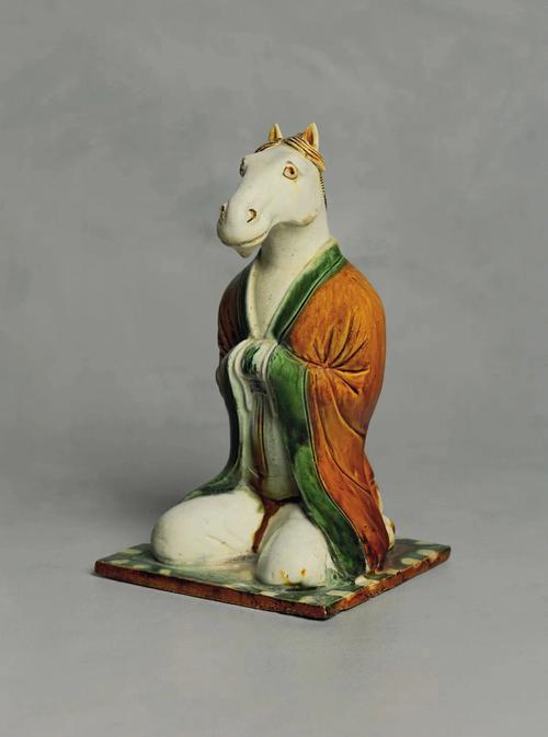 古代瓷器画片牛头马面