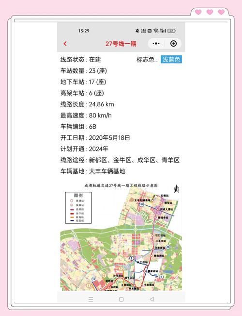成都地铁27号线的走向