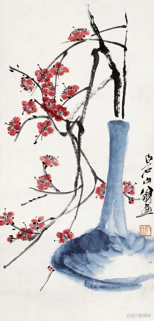 齐白石在瓷器上绘画吗