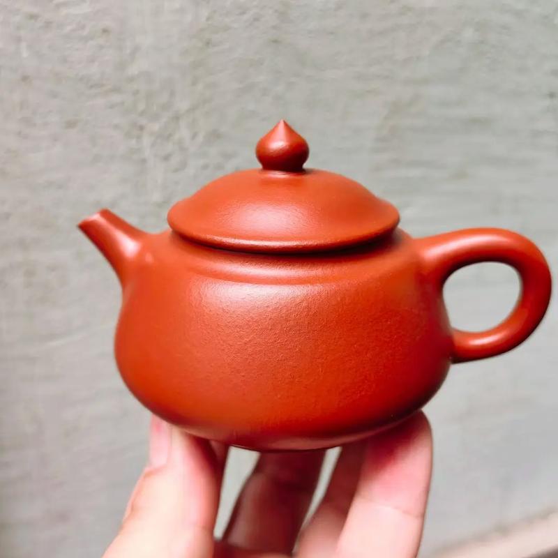 大红袍紫砂壶开裂图片