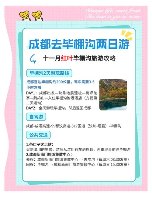 成都到毕棚沟自驾2日游