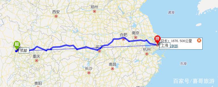 成都到上海开车要多久