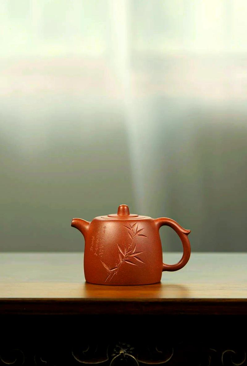 清水泥紫砂壶包浆图片