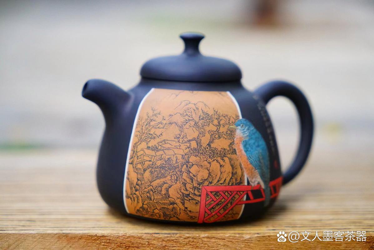 紫砂壶雕刻上色的颜料