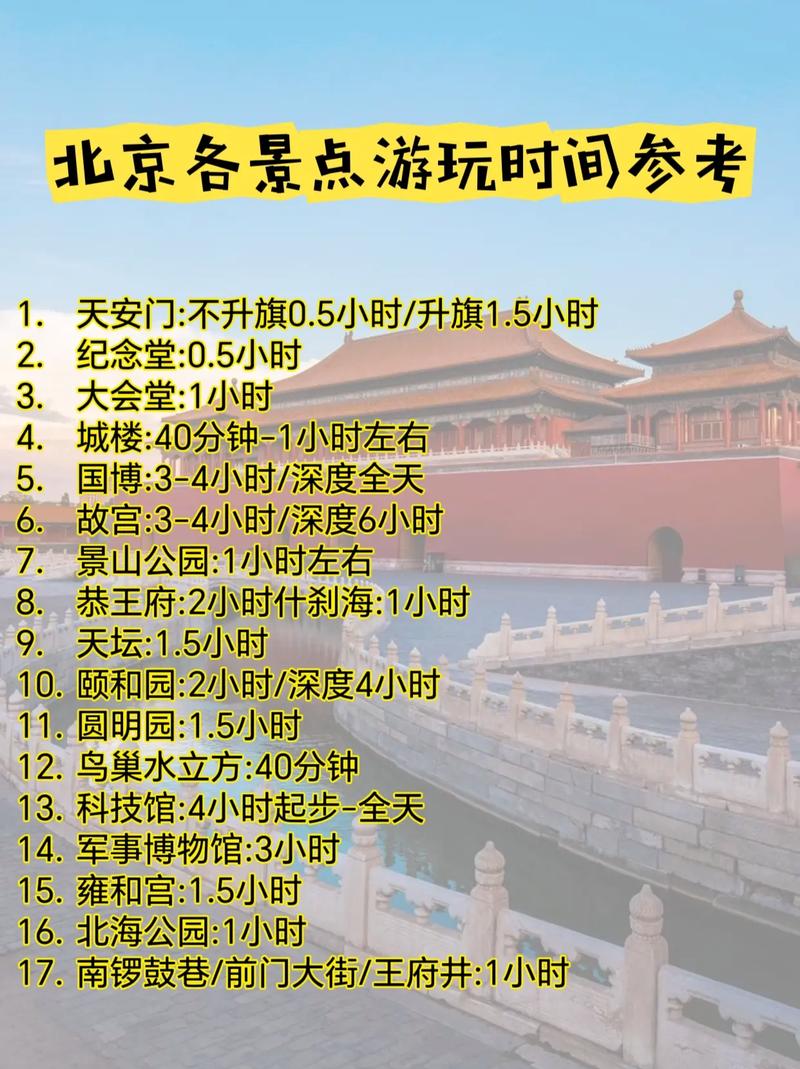 去北京旅游的最佳时间