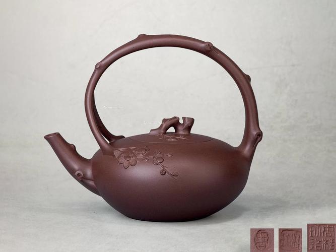 紫砂壶周桂珍作品梅花