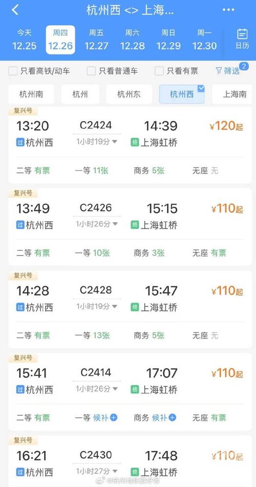 杭州到上海汽车要多久