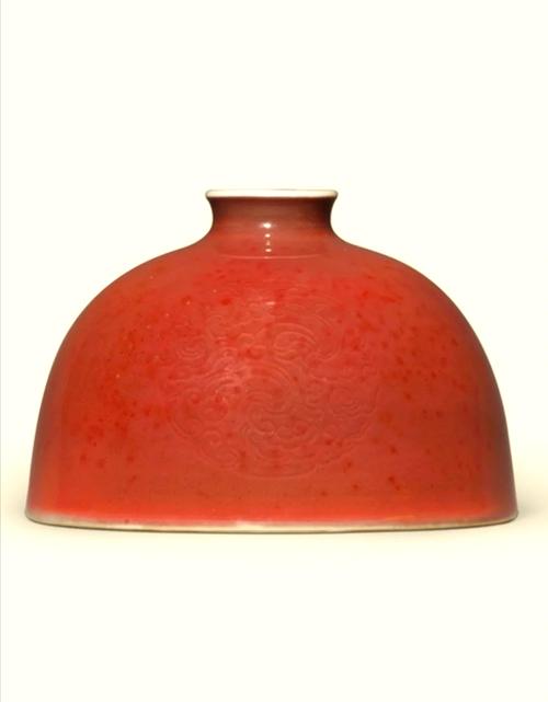 康熙红釉瓷器真品图片