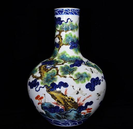 瓷器有仙鹤是哪个朝代