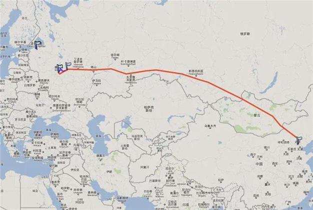 上海到莫斯科多少公里