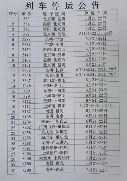 怀化至北京火车时刻表