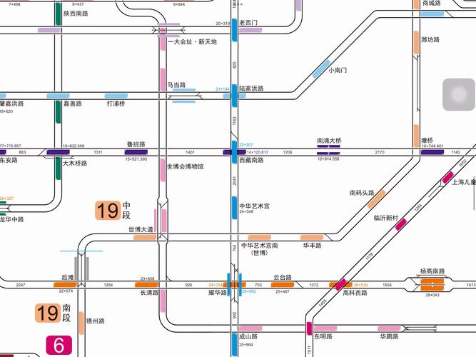 上海八号线地铁线路图