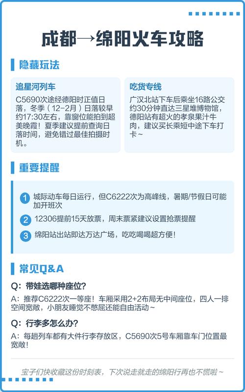 成都到绵阳的火车时刻表