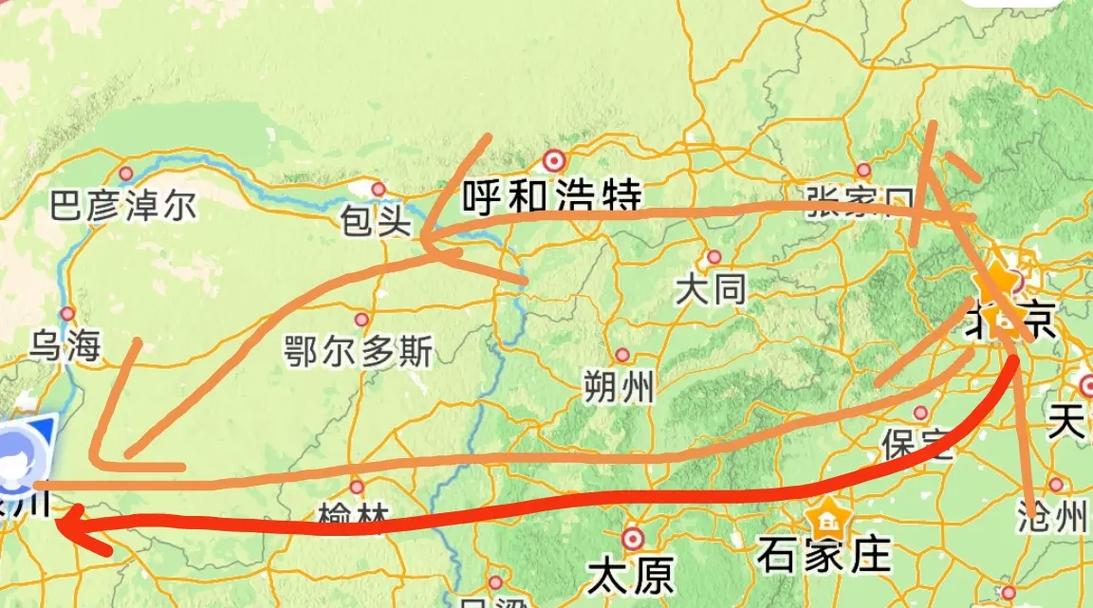 北京到银川自驾游攻略