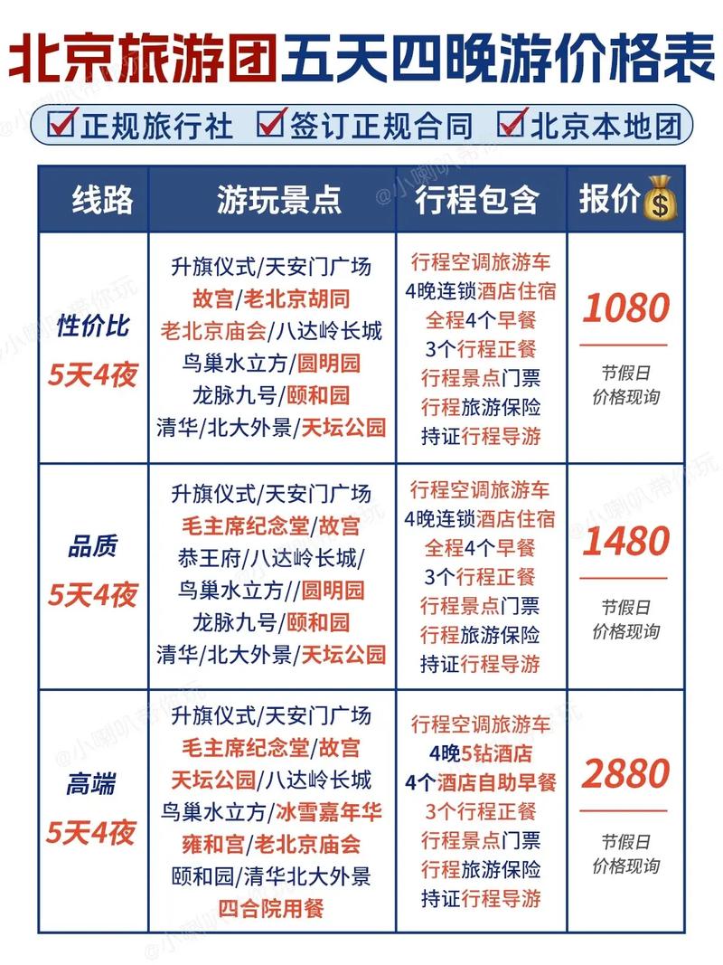 北京到广州旅游团报价