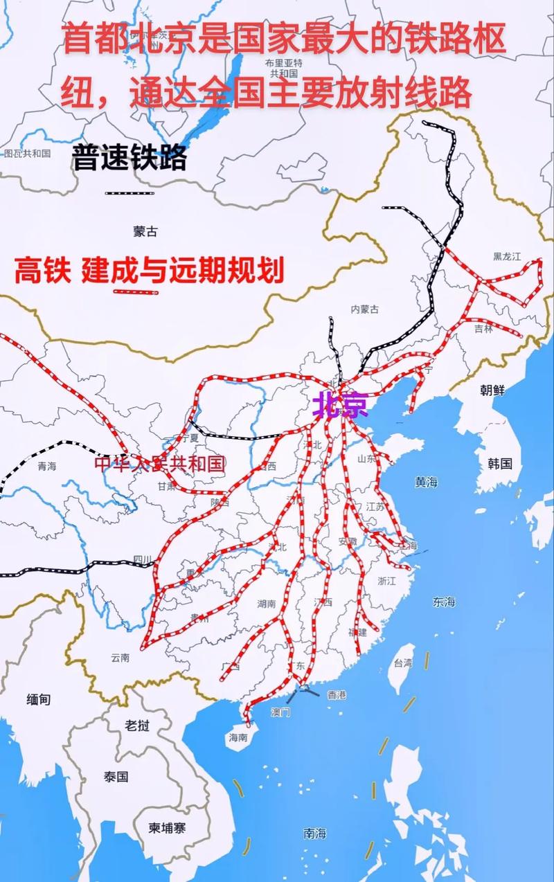 上海到北京高铁路线图