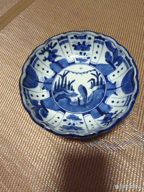 清代青花笔洗瓷器图片