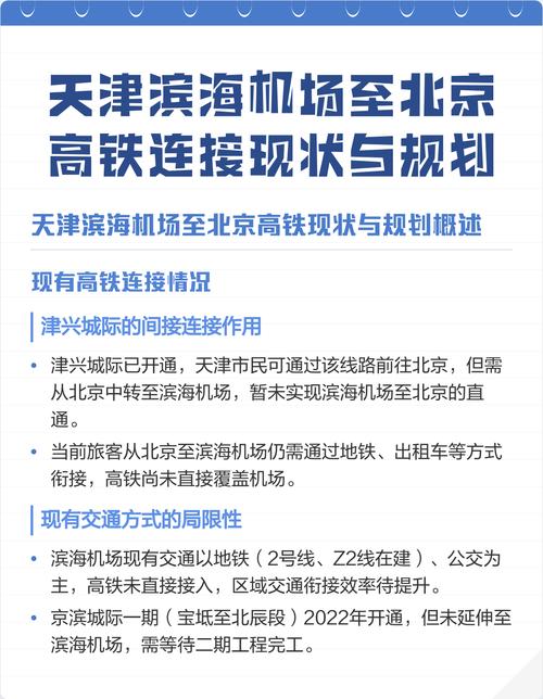 从北京到天津滨海机场