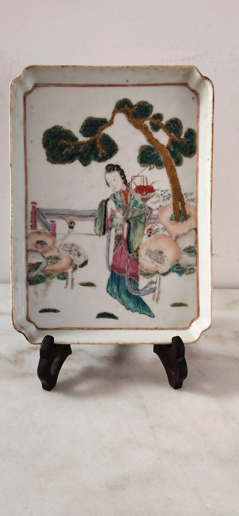 晚清民国瓷器仕女名家