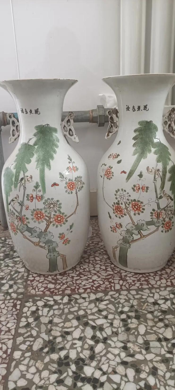 清代柳树黄莺瓷器图片