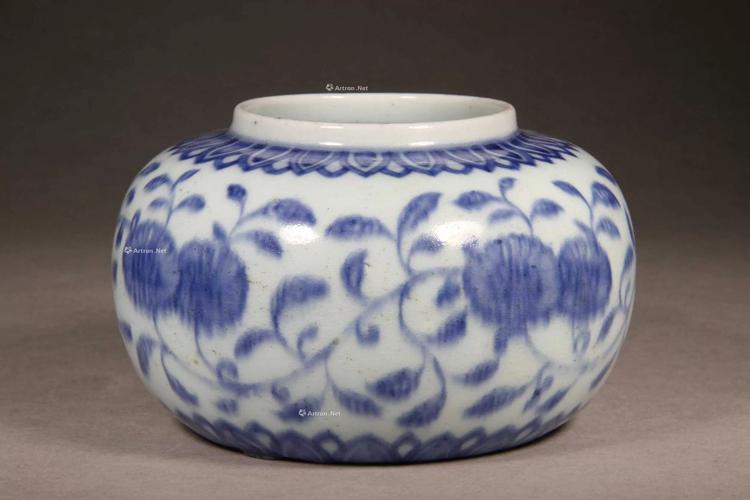 民国瓷器笔洗青花图片