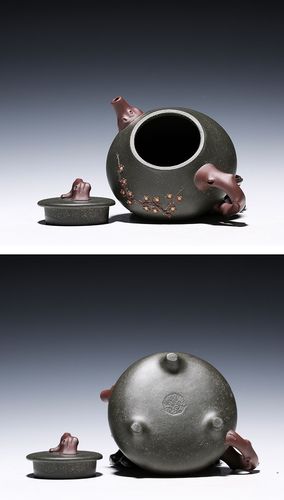 宜兴紫砂壶贴梅花视频