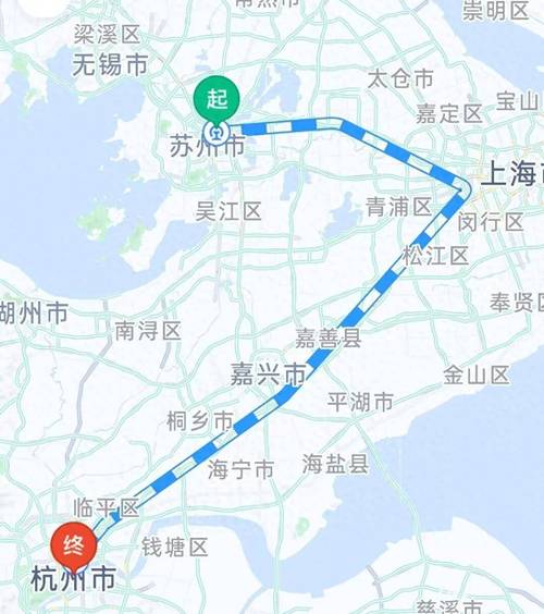 杭州到上海多少公里路