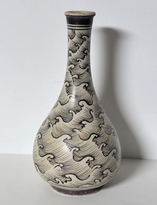 宋元代描鱼吉州窑瓷器