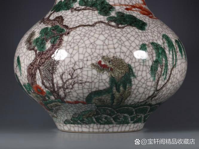 乾隆五彩瓷器标本图片