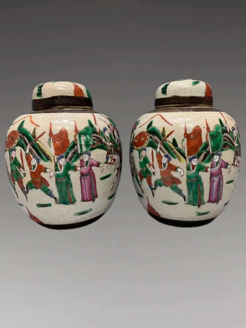 乾隆五彩瓷器标本图片