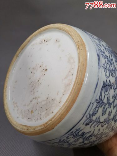 瓷器鸡爪纹炸内不炸外