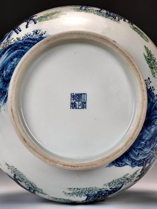 雍正青花瓷器底款图片