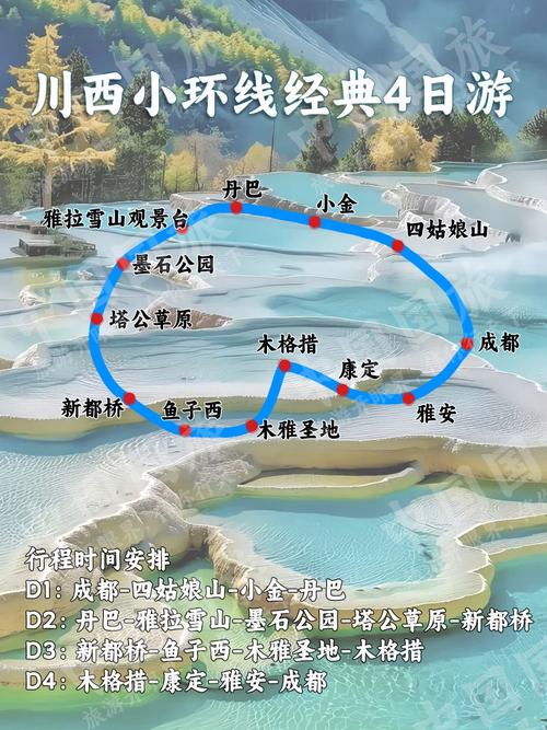 成都出发4天自驾游推荐