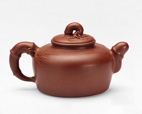 竹节紫砂壶套壶何道洪