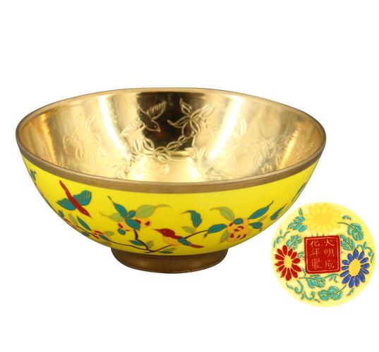 大明成化描金瓷器图片