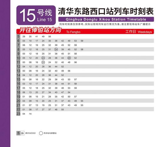 北京15号地铁时间表