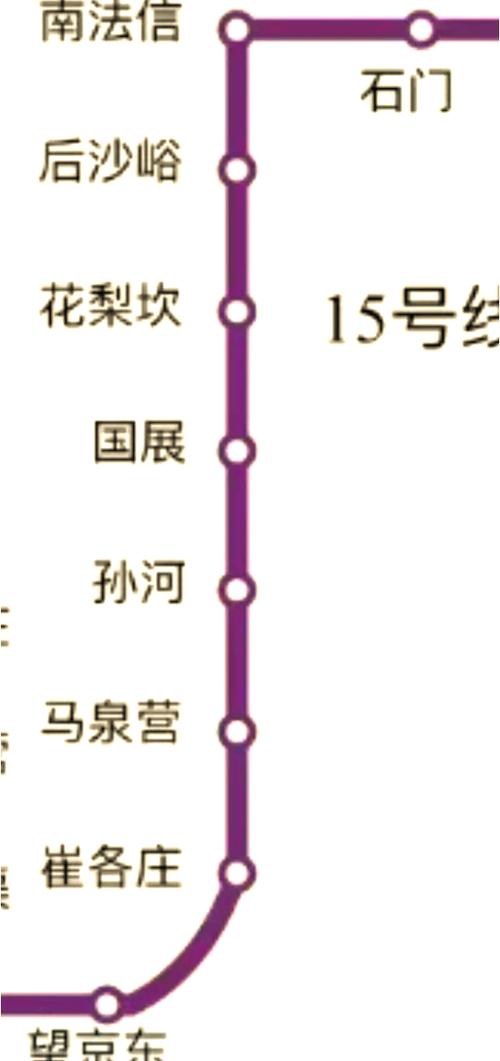 北京15号地铁时间表