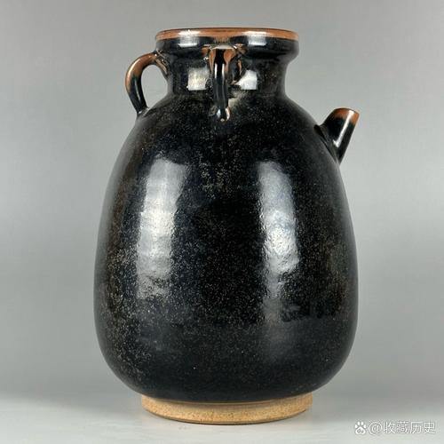 宋磁州窑黑釉瓷器图片