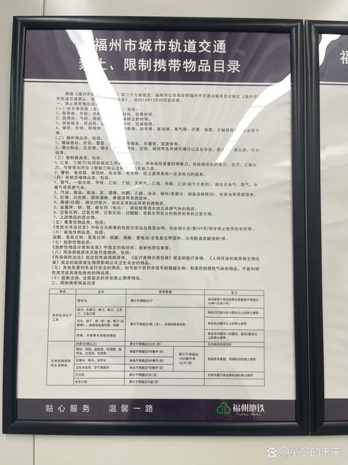 上海地铁携带物品规定