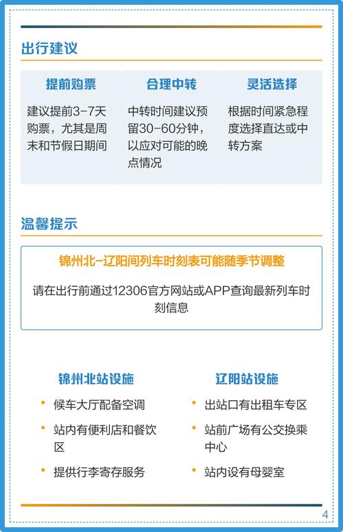 北京至锦州列车时刻表