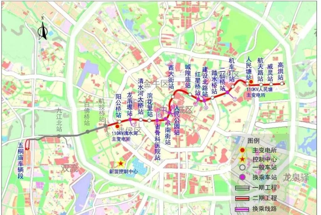 成都17号线二期线路图