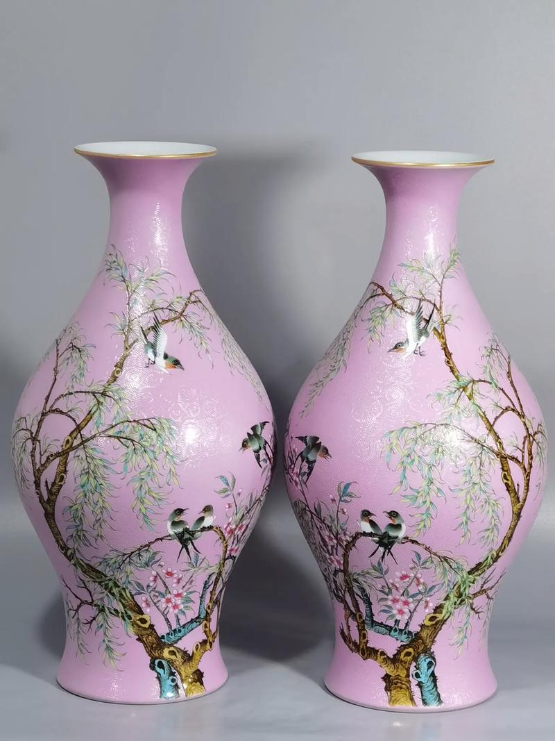 民国仿雍正珐琅彩瓷器