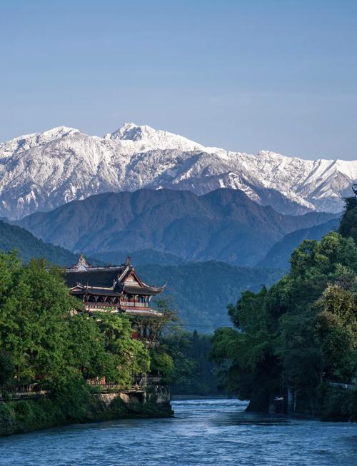 四川成都都江堰风景区