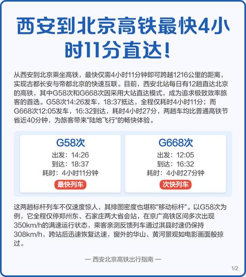 北京到陕西高铁多少钱